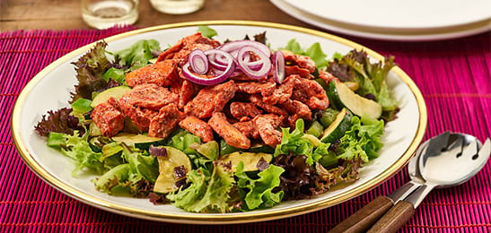 Recept van het Voedingscentrum: Salade met tandoori kip