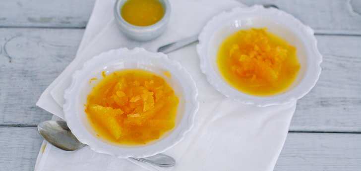 Recept van het Voedingscentrum: Sinaasappel met gember
