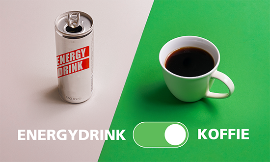 van energiedrank naar koffie
